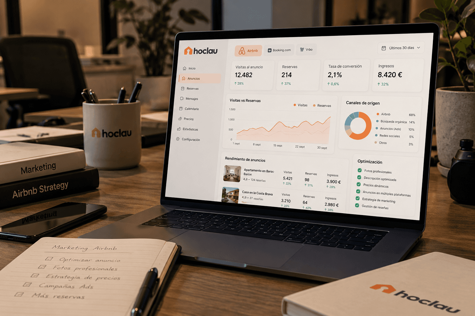 Alojamiento preparado para contenido de marketing en redes.