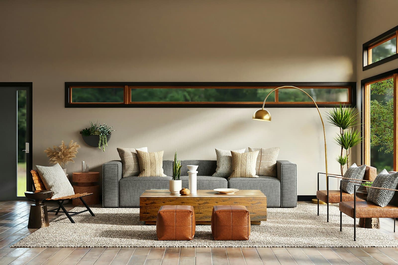 Interior de apartamento con luz natural. Fotografía de referencia del entorno, no es un alojamiento de hoclau.