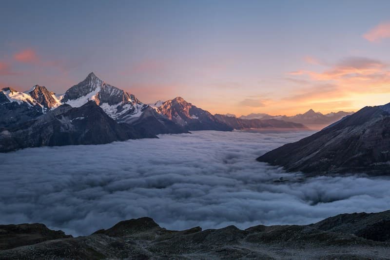 Paisaje de montaña. Fotografía de referencia del entorno, no es un alojamiento de hoclau.